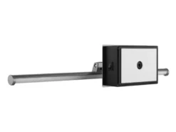 Akku Bilderlampe Schwarz kabellos zum Kleben, Breite 40cm