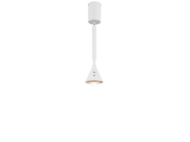 Akku Hängelampe LUCINDA dimmbar & Tageslicht, höhenverstellbar, Ø 10cm