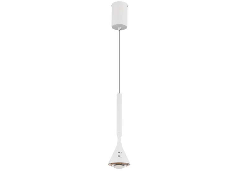 Akku Hängelampe LUCINDA dimmbar & Tageslicht, höhenverstellbar, Ø 10cm
