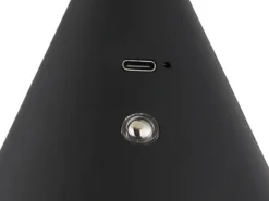 Akku Hängelampe Schwarz dimmbar & Tageslicht, höhenverstellbar, Ø 10cm