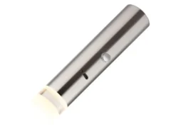 Akku Hängelampe Silber, dimmbar, abnehmbarer Leuchtenkopf Ø 3,8cm