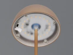 Akku LED Tischleuchte ORTIZ kabellos für Innen & Außen, Coffee - 20cm klein