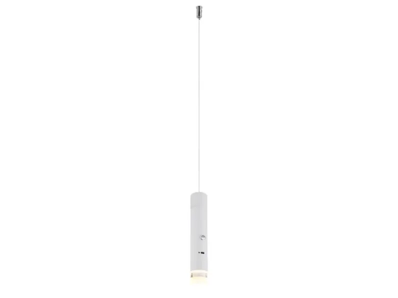 Akku Pendelleuchte PELO Weiß, dimmbar, abnehmbarer Leuchtenkopf Ø 3,8cm