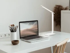 Akku Schreibtischlampe OLE Weiß ohne Kabel, Höhe 39,5cm
