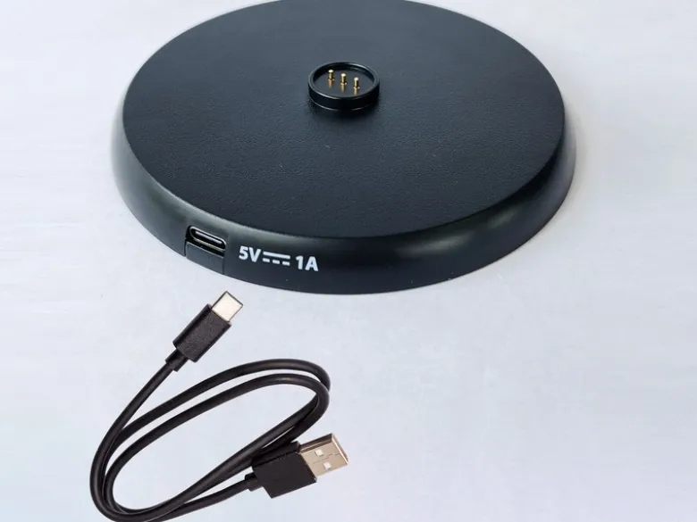 Akku Tischlampe COSENZA 2.0 Rostfarben ohne Kabel mit Ladestation, Höhe 34cm