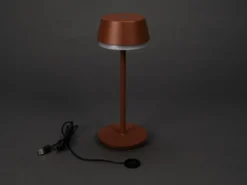 Akku Tischleuchte 2er Set für Outdoor dimmbar, kabellos in Terracotta, 30cm
