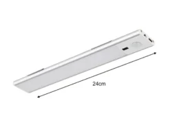 Akku Unterbauleuchte TRISTAN flach mit Bewegungsmelder, Länge 24cm