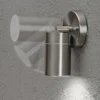 Außenwandleuchte MODENA Downlight schwenkbar, Höhe 15cm, Edelstahl