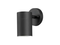 Außenwandleuchte MODENA Downlight, Höhe 12cm, Aluminium Schwarz