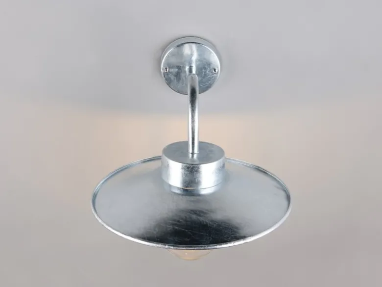 Außenwandleuchte TANA aus Metall feuerverzinkt, Salzluft resistent, Höhe 26cm