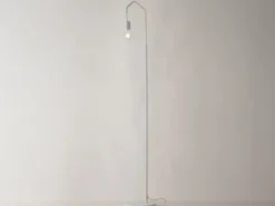 Außergewöhnliche LED Stehlampe 165cm weiß - minimalistische Designerlampe