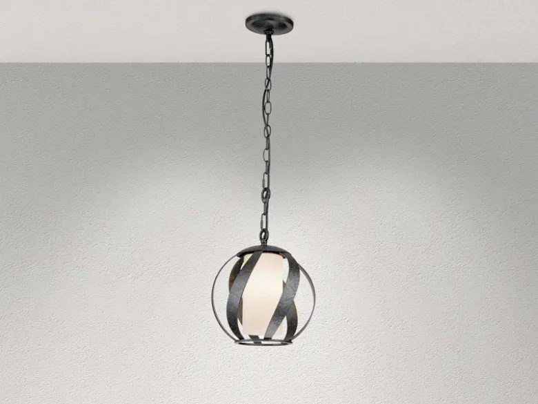 Außergewöhnliche Pendelleuchte für Innen & Außen, Ø25cm