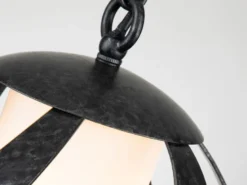 Außergewöhnliche Pendelleuchte für Innen & Außen, Ø25cm