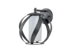 Außergewöhnliche Wandleuchte für Innen & Außen, Höhe 28cm