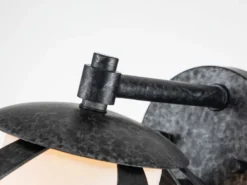 Außergewöhnliche Wandleuchte für Innen & Außen, Höhe 28cm
