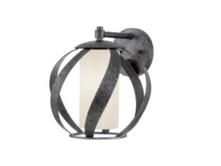 Außergewöhnliche Wandleuchte für Innen & Außen, Höhe 28cm
