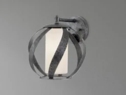 Außergewöhnliche Wandleuchte für Innen & Außen, Höhe 28cm