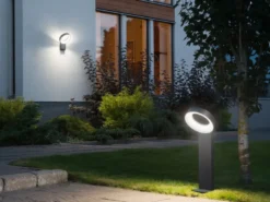 Auffällige Wandleuchte ASTI, anthrazit, 18 Watt HP-LED, 1400 Lumen, 5000K