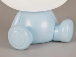 Ausgefallene USB Tischlampe CUTIE mit RGB Farbwechsel, Blau, Höhe 25cm