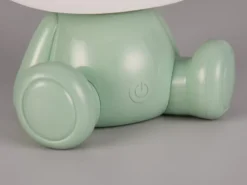 Ausgefallene USB Tischlampe HOPPER mit RGB Farbwechsel, Grün Höhe 24cm