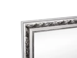Barock Wandspiegel TANJA 50x150 Ganzkörperspiegel mit Holzrahmen Silber