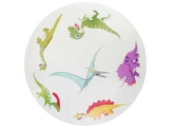 Coole Deckenlampe mit Dino Motiv fürs Kinderzimmer, bunt Ø 35cm