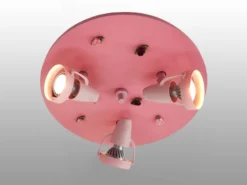 Coole Deckenlampe mit Röschen für Kinderzimmer 3 flammig schwenkbar Ø 35cm