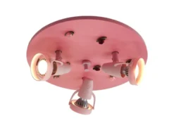 Coole LED Deckenleuchte Röschen fürs Kinderzimmer 3 flammig schwenkbar Ø35cm