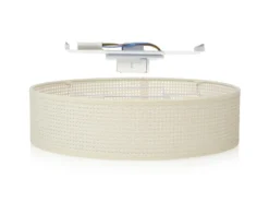 Deckenlampe CEILING DREAM mit Rattan Lampenschirm, Ø 40cm