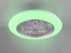 Deckenleuchte mit Ventilator STRALSUND Fernbedienung & Farbwechsel, Ø 50cm