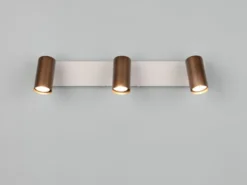 Deckenstrahler TARYN Coffee / Grau 3-flammig, Breite 41cm