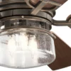 Deckenventilator LYNDON mit Licht & Fernbedienung, Feuchtraumgeeignet, Ø 132cm
