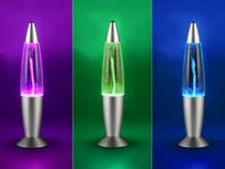 Deko LED RGB Tischleuchte HOLLY Batterie- oder USB betrieben, Höhe 34,5cm