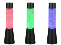 Deko LED RGB Tischleuchte MARTINI Batterie- oder USB betrieben, Höhe 33cm