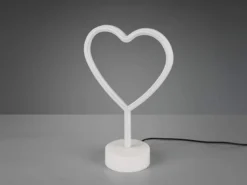 Deko LED Tischleuchte HEART Batterie- oder USB betrieben, Höhe 30cm