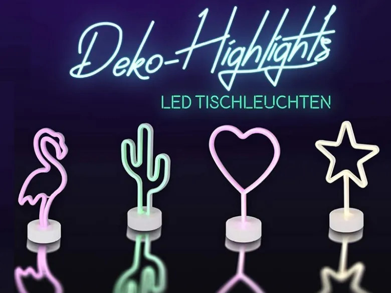 Deko LED Tischleuchte STAR Batterie- oder USB betrieben, Höhe 30cm