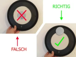 Deko Wandspiegel 5er Spiegel SET mit Rahmen in Schwarz & Magnet zum Kleben