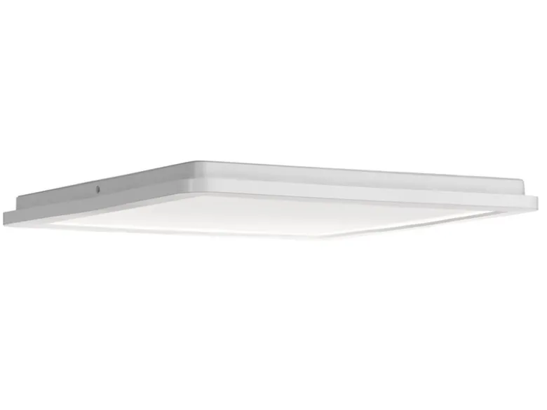 Dimmbare LED Deckenleuchte CAMILLUS flache Badezimmerlampe 30x30cm Weiß IP44