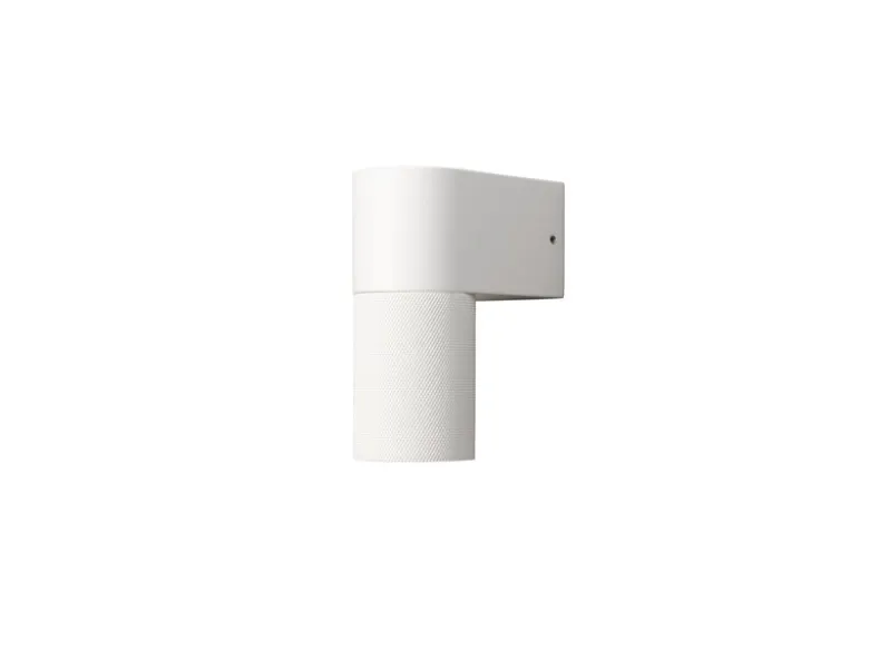 Downlight Außenwandleuchte TEMI Aluminium Weiß, Höhe 14,5cm