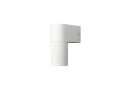 Downlight LED Außenwandleuchte Aluminium Weiß, Höhe 14,5cm