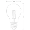 E27 Filament LED 2Stk. á 4 Watt, 470 Lumen, 3000 K Warmweiß, Ø6cm- nicht dimmbar