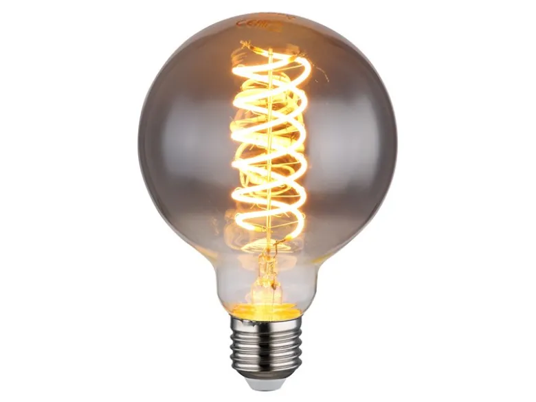 E27 Filament LED - 8,5 Watt, 280 Lumen, 2000 Kelvin Ø9,5cm - extern dimmbar