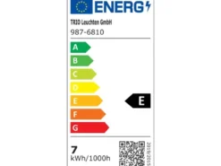 E27 Filament LED, 7 Watt, 806 Lumen, warmweiß, Ø6cm, 3 Stufen Dimmer