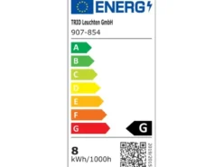 E27 Filament LED - 8 Watt, 260 Lumen warmweiß, Ø20cm - extern dimmbar
