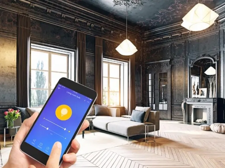 E27 LED WIFI, 6,5 Watt 555 Lumen, 2200-2700 Kelvin, Ø6cm, per App steuerbar