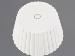 2er SET Akku LED Tischlampen kabellos für Innen & Außen, Weiß - Höhe 39cm