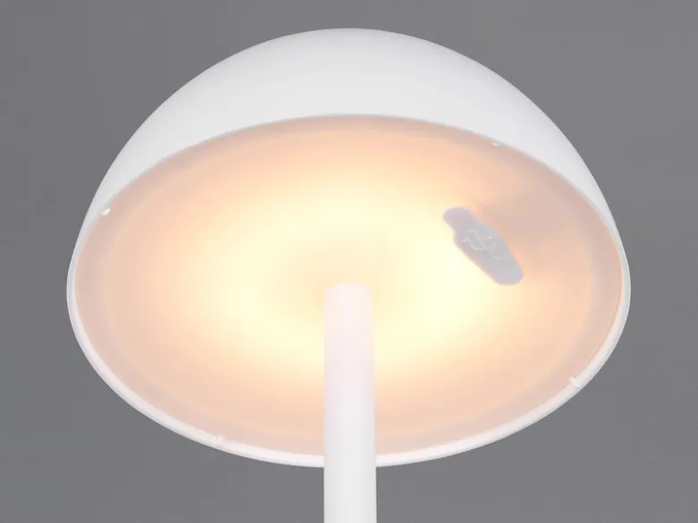 2er SET Akku LED Tischlampen kabellos für Innen & Außen, Weiß - 30cm klein
