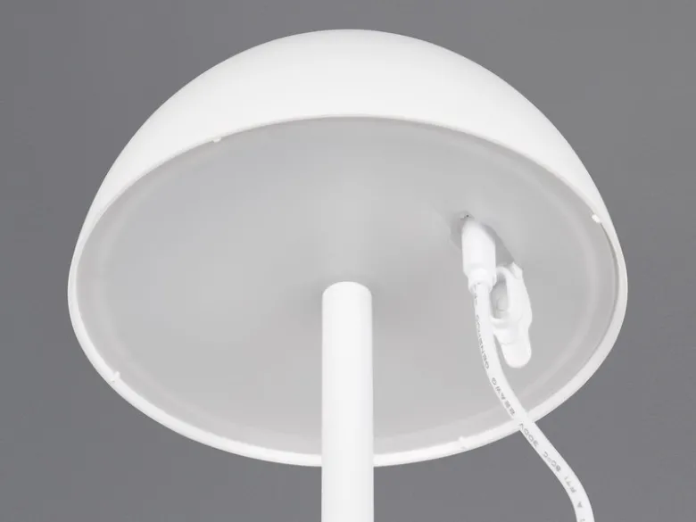 2er SET Akku LED Tischlampen kabellos für Innen & Außen, Weiß - 30cm klein
