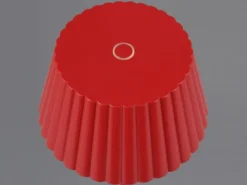 2er SET Akku LED Tischlampen kabellos für Innen & Außen, Rot - Höhe 39cm