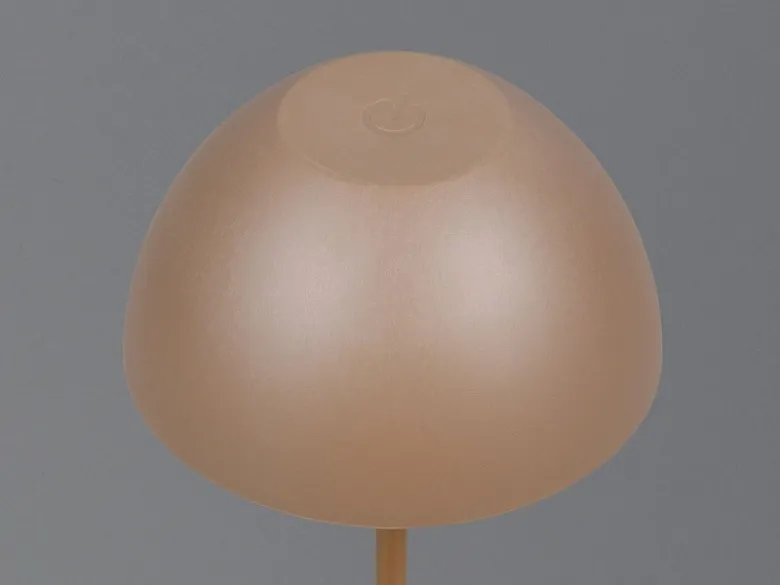 2er SET Akku LED Tischleuchten kabellos für Innen & Außen, Coffee - 20cm klein